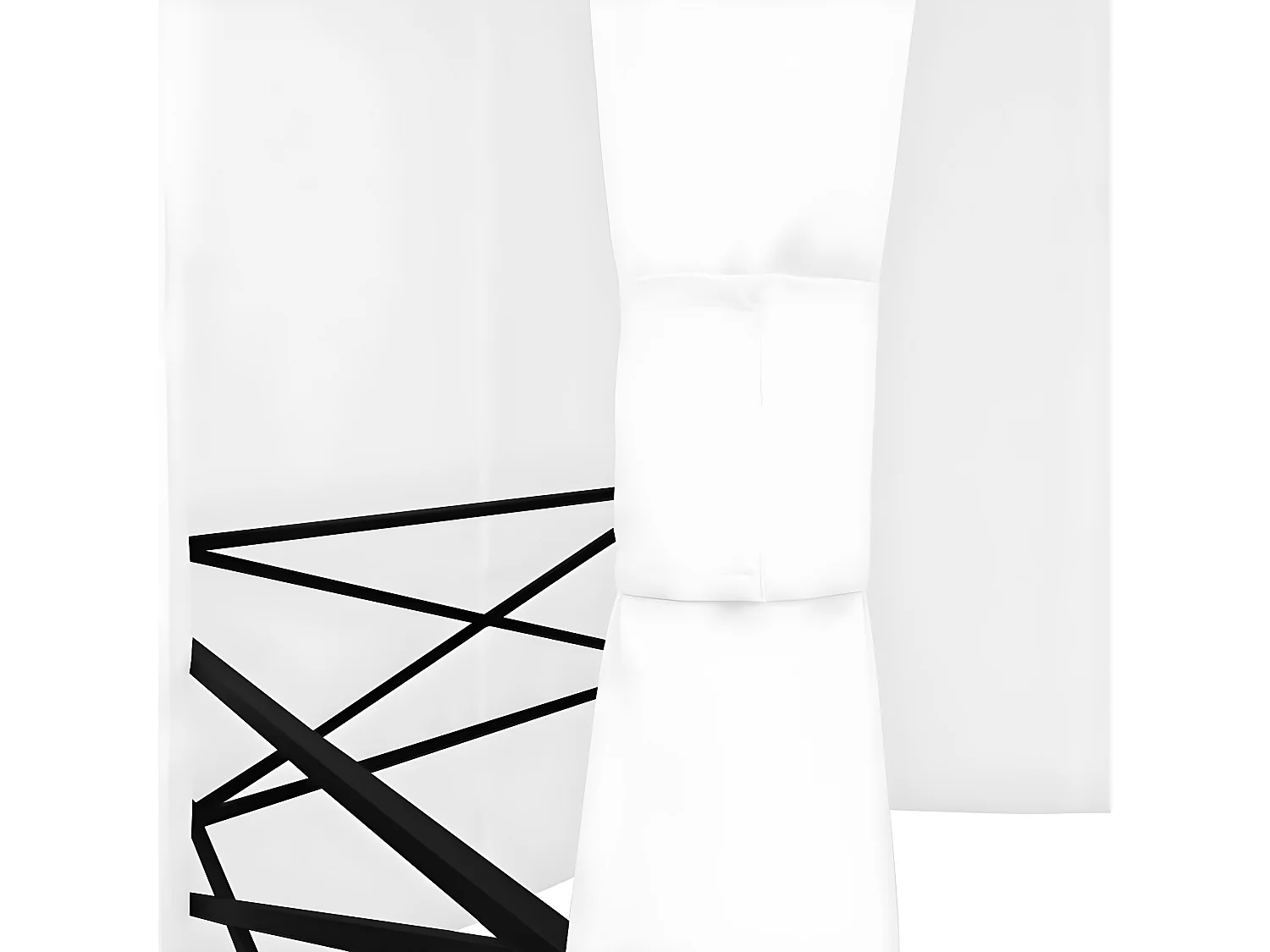 Tonnelle de jardin avec rideaux 360x312x265 cm Blanc 180 g/m² WVGQ7422