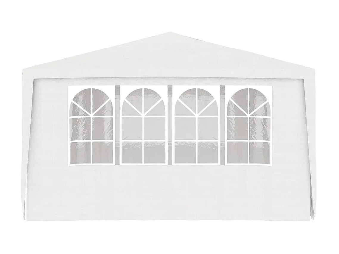 Tente de réception et parois latérales 4x6 m Blanc 90 g/m² WVGQ7419