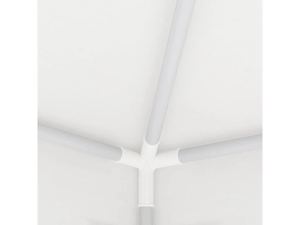 Tente de réception et parois latérales 4x6 m Blanc 90 g/m² WVGQ7419