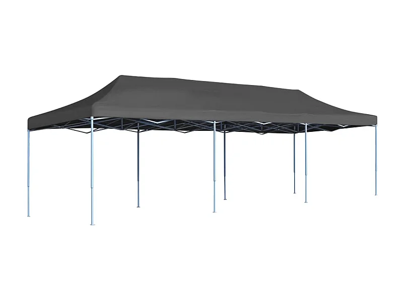 Carpa para fiestas pop-up plegable antracita 3x9 m ES563434