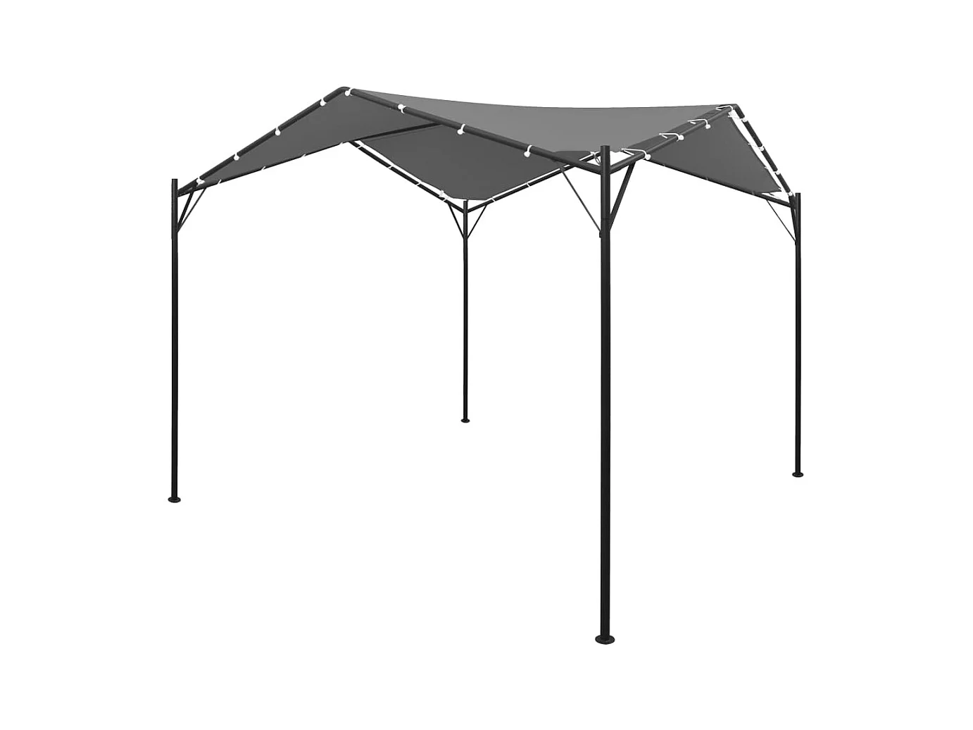 Tonnelle 4 x 4 m Anthracite WVGQ4327