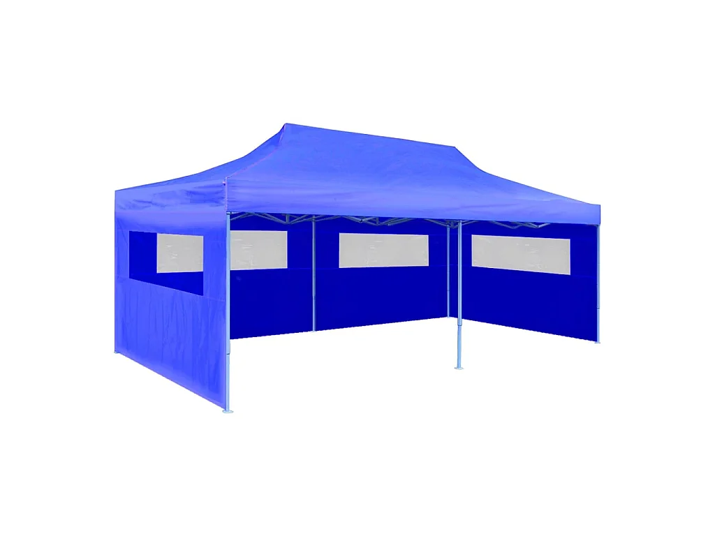 Tenda pop-up dobrável 3 x 6 m azul PT518672