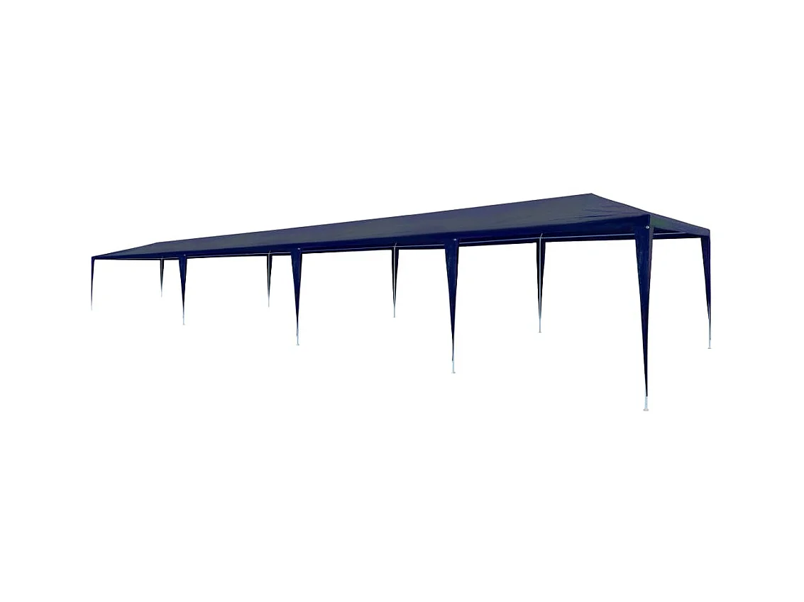 Tente de réception 3x12 m PE Bleu WVGQ3388
