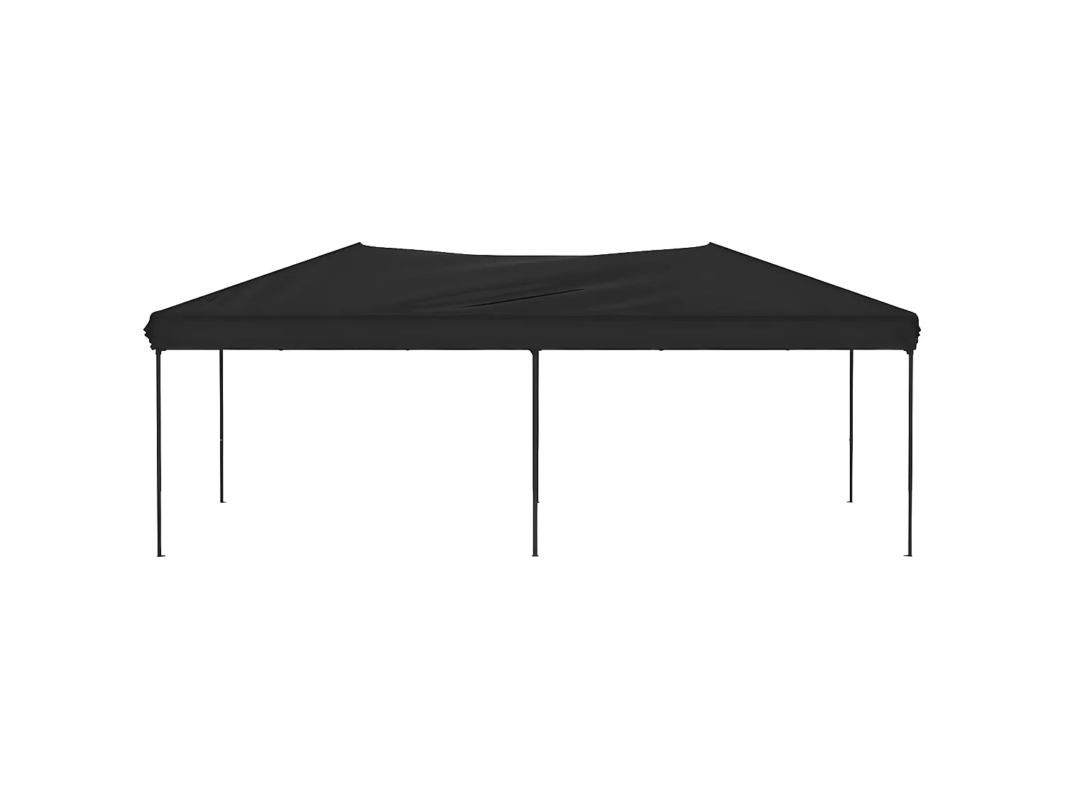 Tenda para festas dobrável 3x6 m preto PT479234