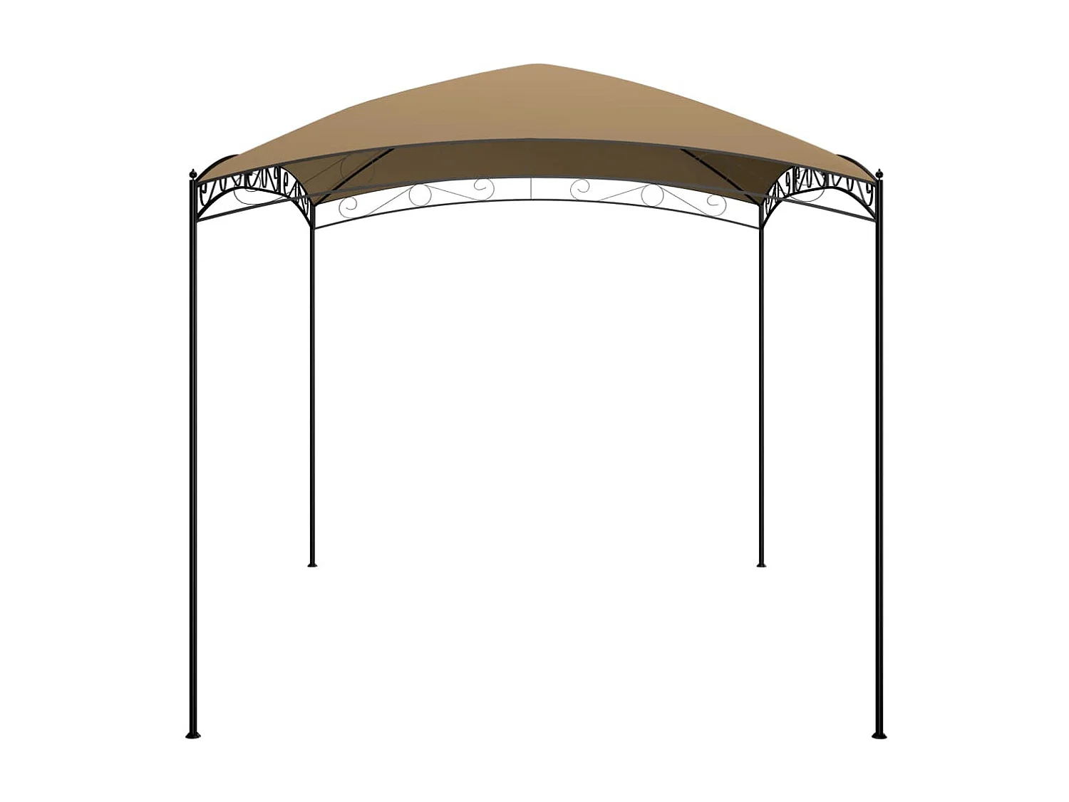 Tonnelle 3x4x2,65 m Taupe 180 g/m² WVGQ1046