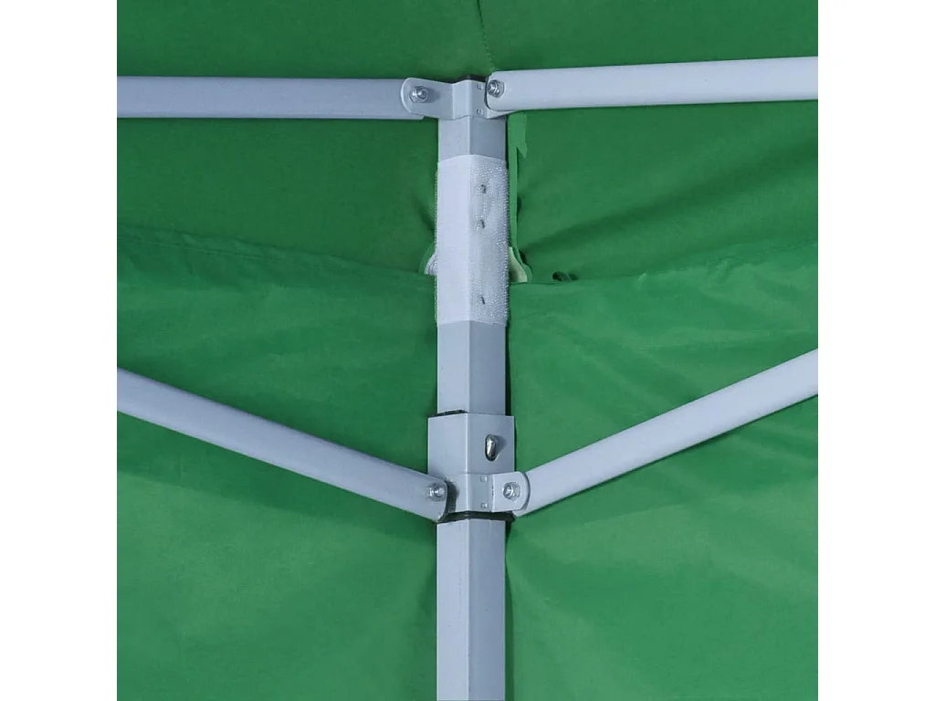 Tenda dobrável 3 x 3 m verde com 4 paredes PT978858
