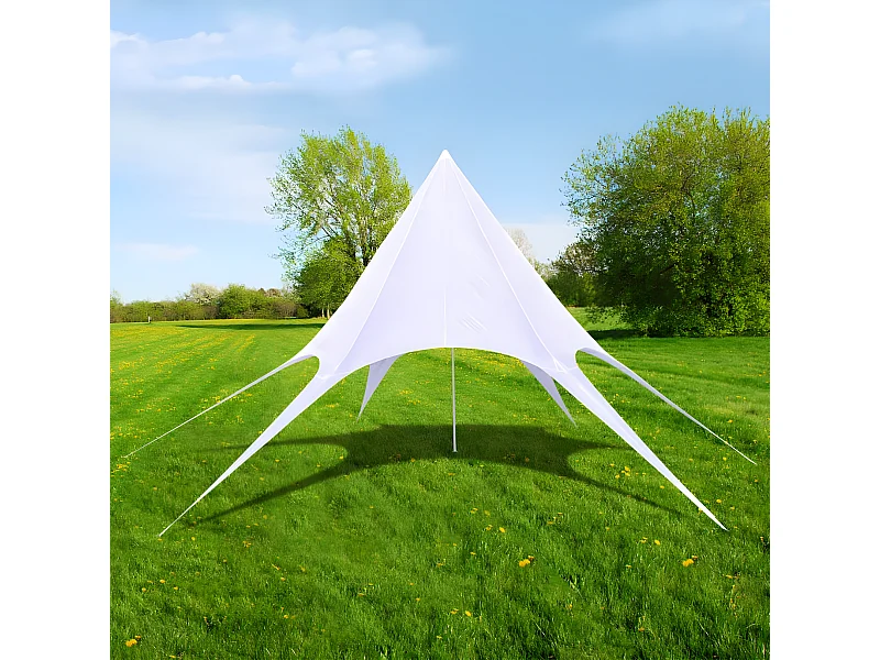 Pérgula hexagonal para jardim 14m PT677022