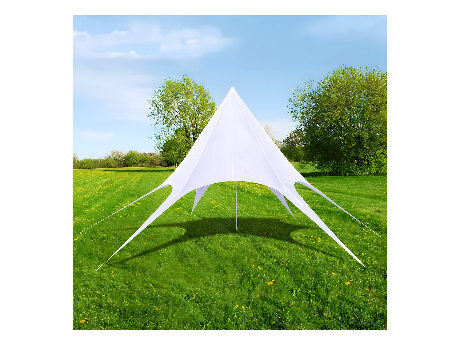 Tente de jardin en forme d'étoile 14 m WVGQ9596