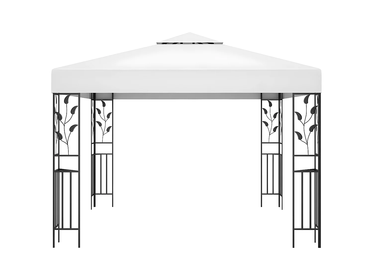 Tonnelle 3x3 m Blanc 180 g/m² WVGQ4357