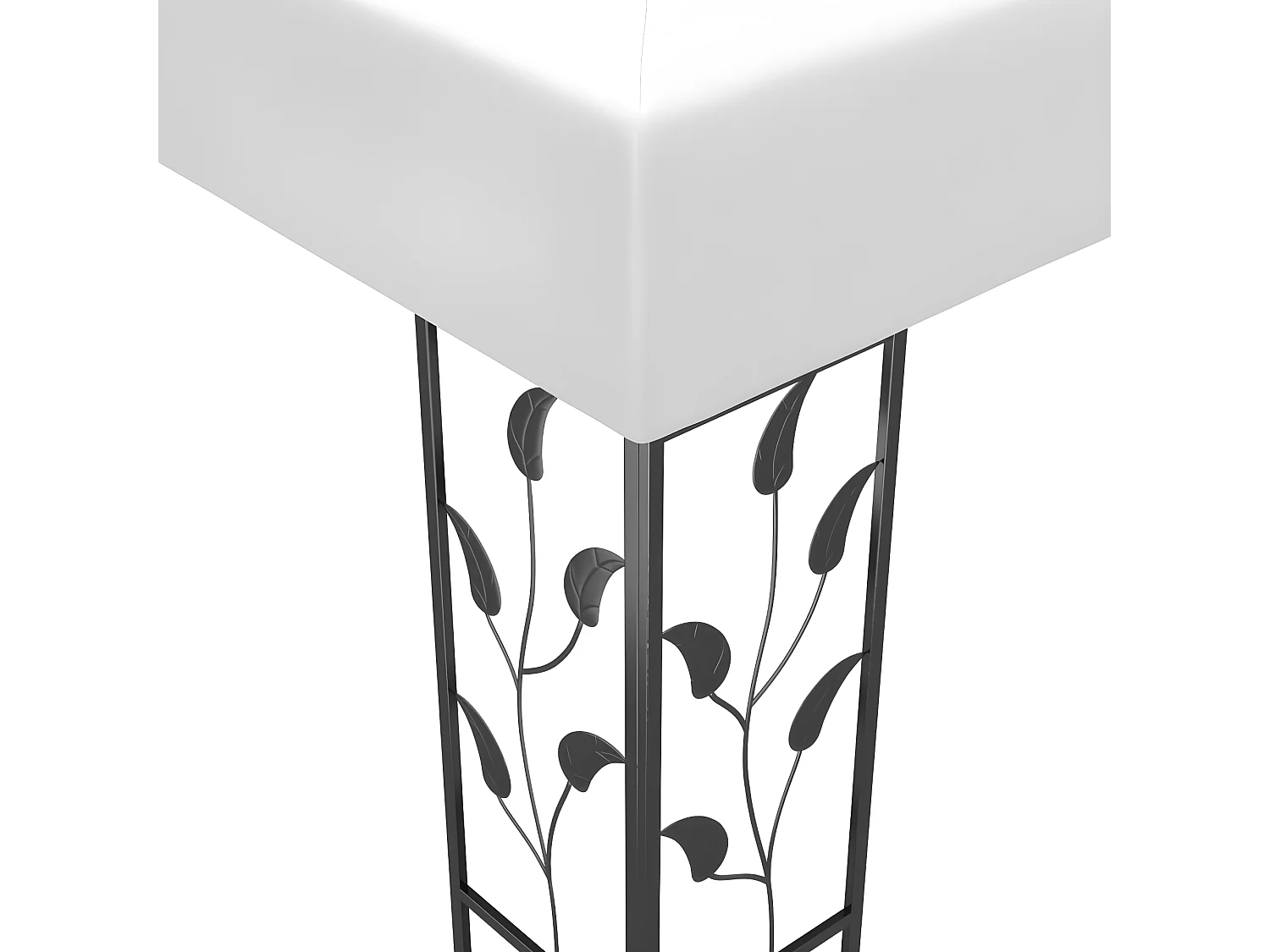 Tonnelle 3x3 m Blanc 180 g/m² WVGQ4357