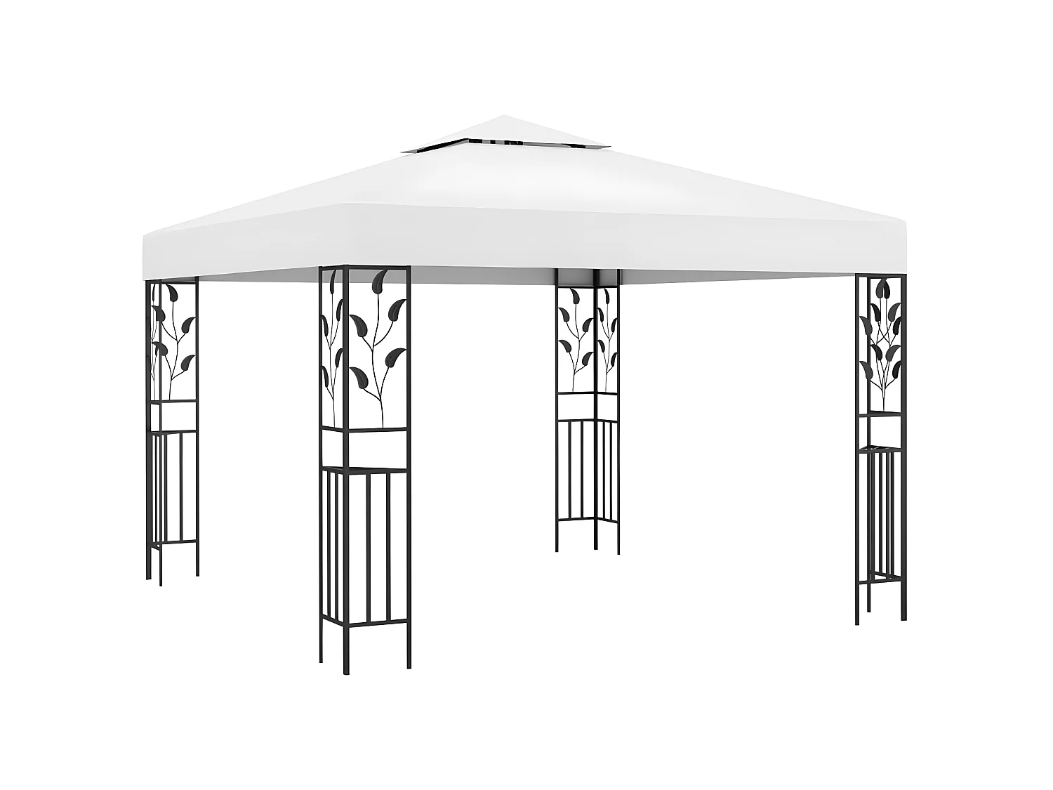 Tonnelle 3x3 m Blanc 180 g/m² WVGQ4357