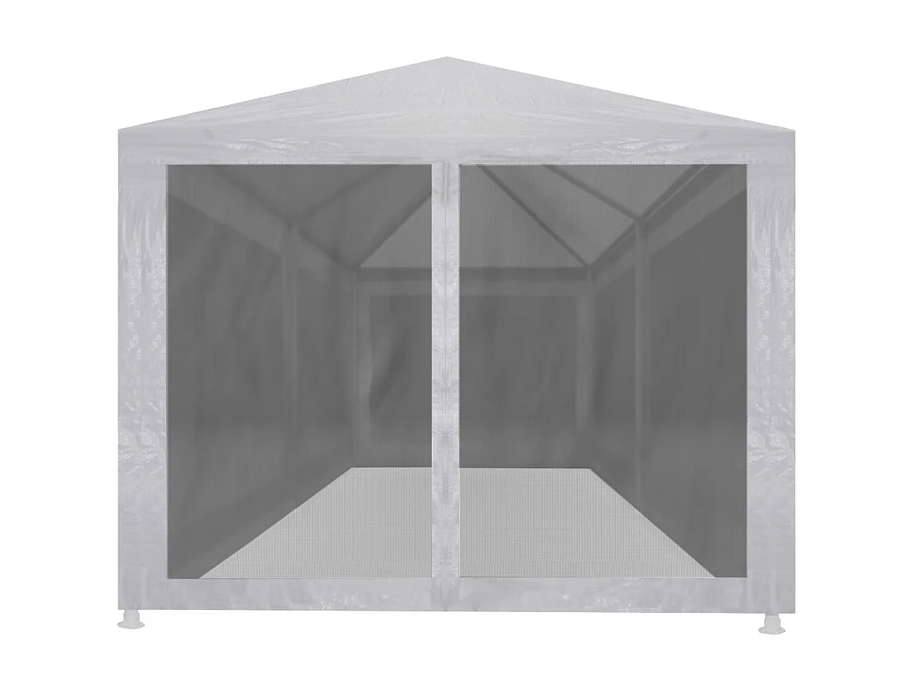 Tente de réception avec 6 parois en maille 4 x 3 m WVGQ9206