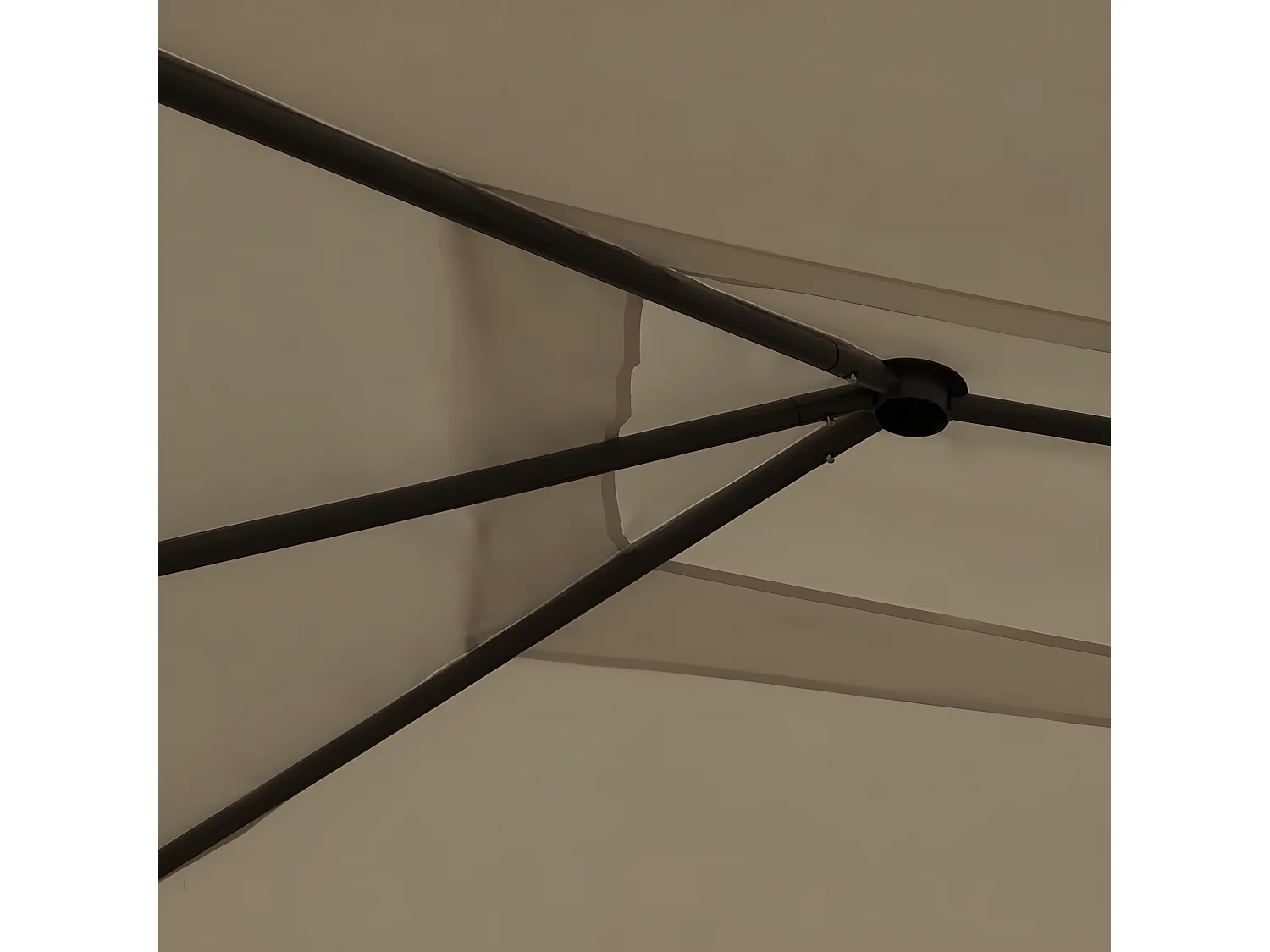 Gazebo - Tenda de recepção 3x4x2,6 m 160 g/m² cinzento-acastanhado PT192498