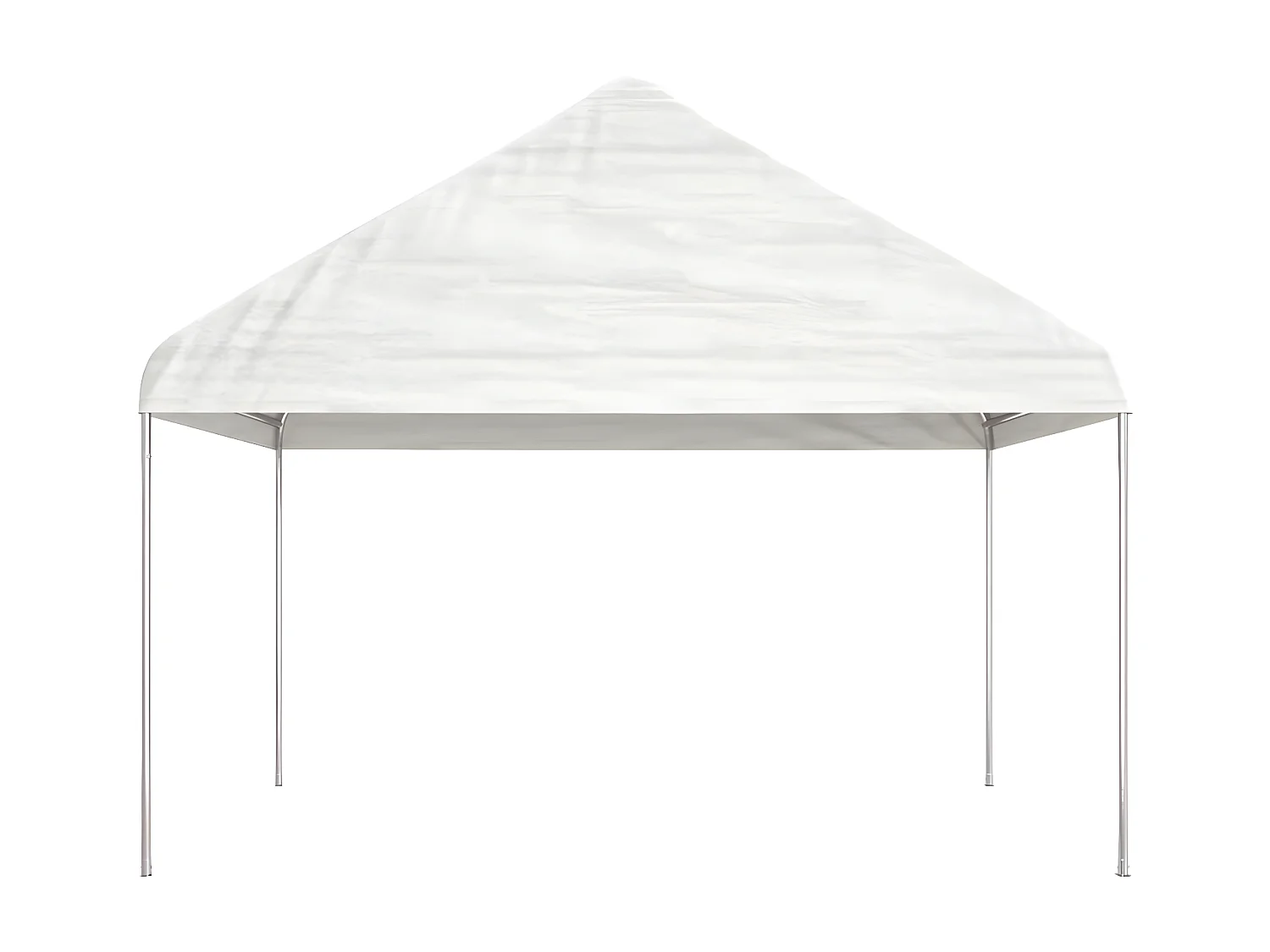 Gazebo - Tenda de recepção com telhado 8,92x4,08x3,22 m polietileno branco PT191490