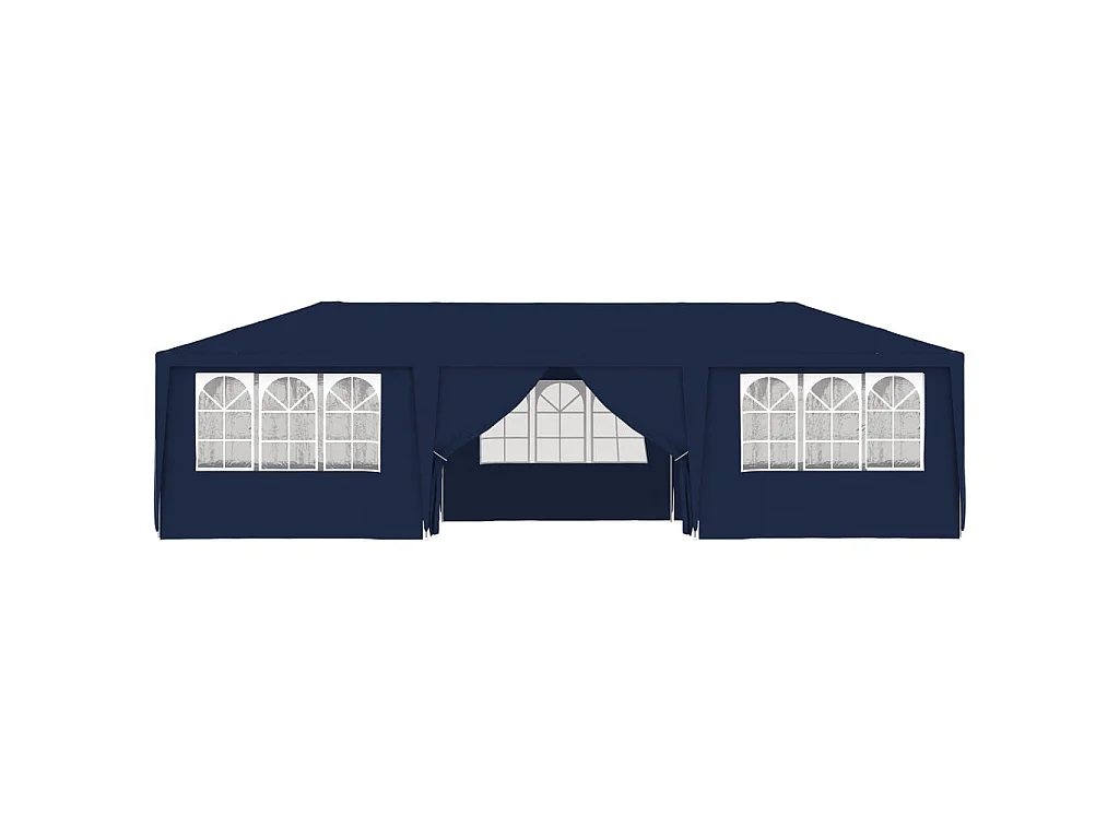 Tenda festas profissional c/ paredes laterais 4x9m 90g/m² azul PT878881