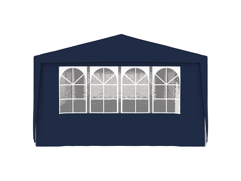 Partytent met zijwanden professioneel 90 g/m² 4x9 m blauw NL651622