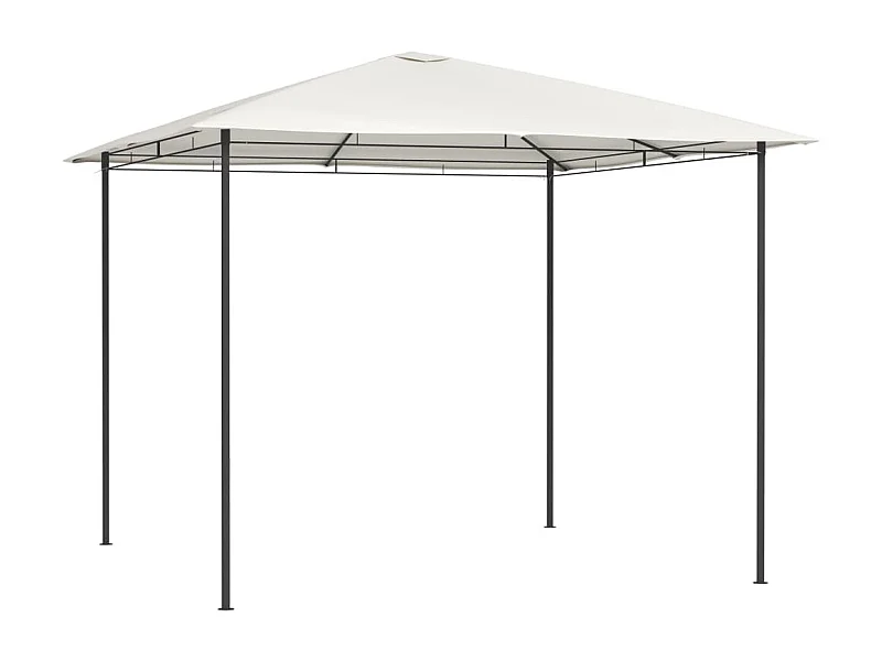 Gazebo - Tenda de recepção 3x3x2,6 m 160 g/m² cor creme PT209248