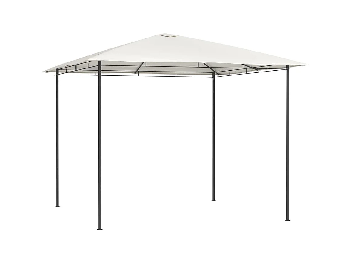 Tonnelle 3x3x2,6 m Crème 160 g/m² WVGQ4005