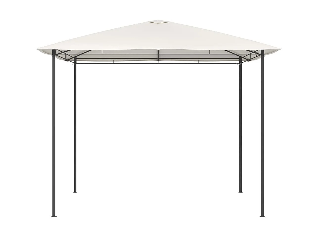 Tonnelle 3x3x2,6 m Crème 160 g/m² WVGQ4005