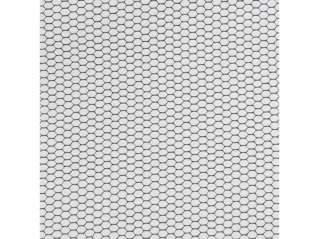 Parede lateral p/ tenda de festas malha branco e preto PT120039