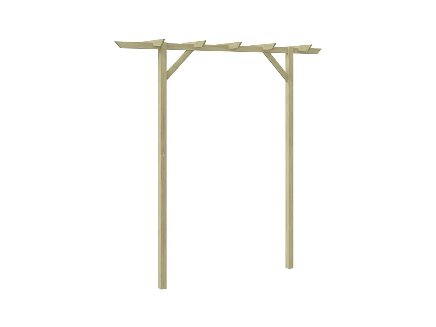 Pergola de jardin 200 x 40 x 205 cm Bois WVGQ7182