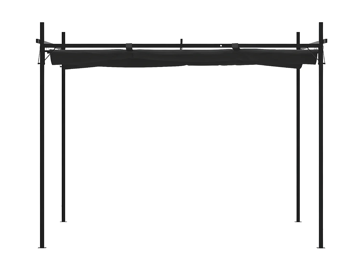 Pergola avec toit rétractable anthracite 295x292x230 cm WVGQ1012