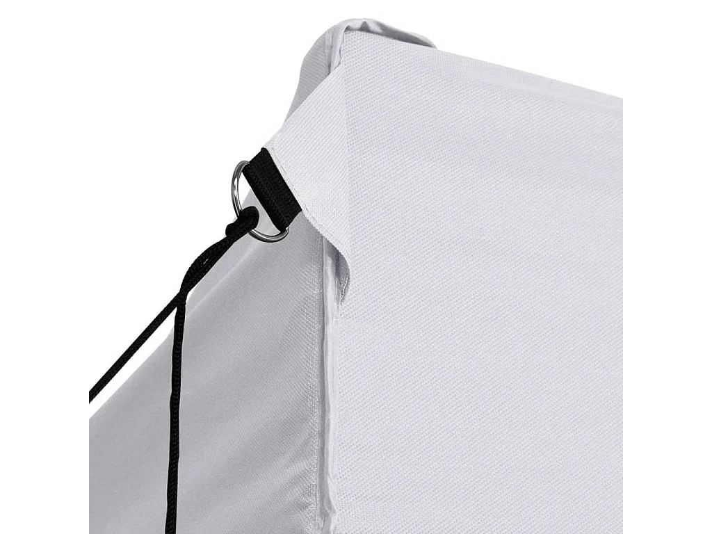 Tente pliable de réception avec 4 parois 3 x 4,5 m Blanc WVGQ9160