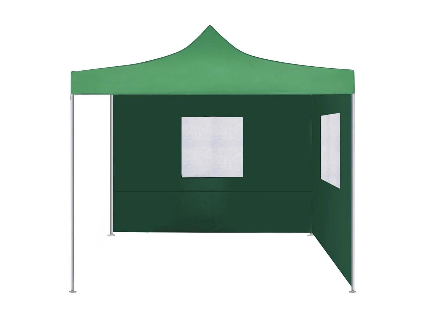 Vouwtent met 2 wanden 3x3 m groen NL156306