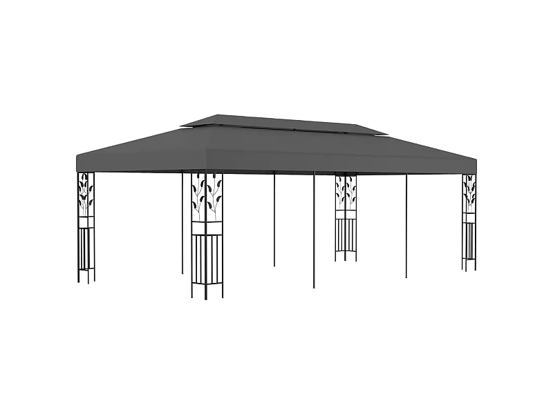 Gazebo - Tenda de recepção 3x6 m antracite PT553585