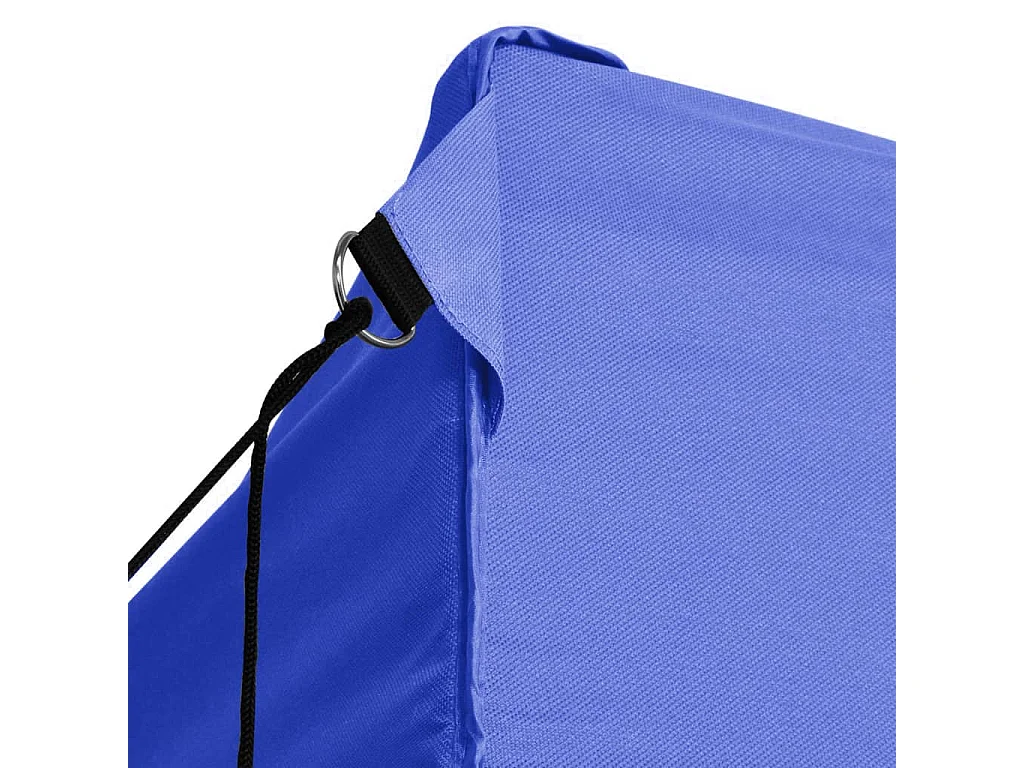 Tenda dobrável profissional festas 4 paredes 3x4m aço azul PT798442
