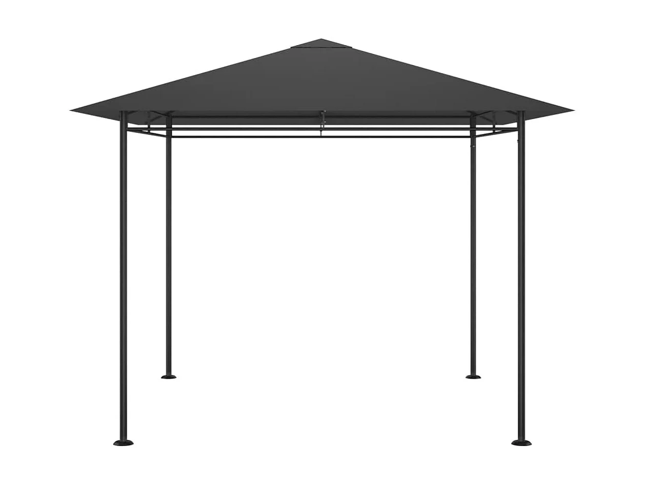 Gazebo - Tenda de recepção 3x3x2,7 m 180 g/m² antracite PT563255