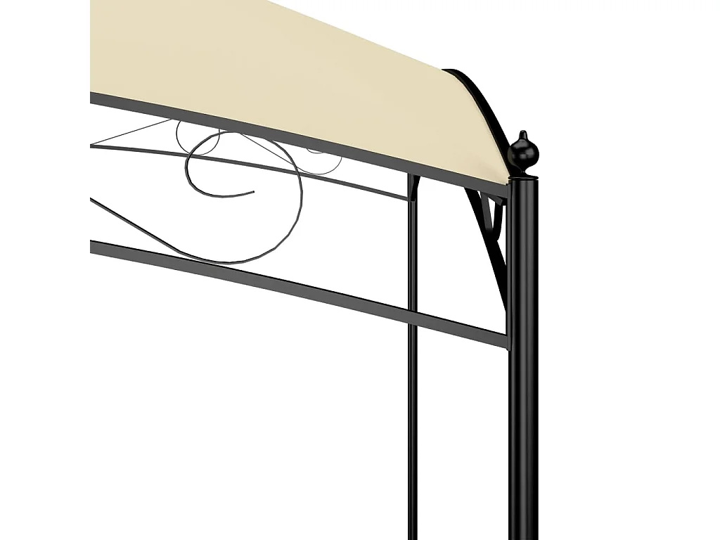 Tonnelle 3x3x2,65 m Crème 180 g/m² WVGQ2967