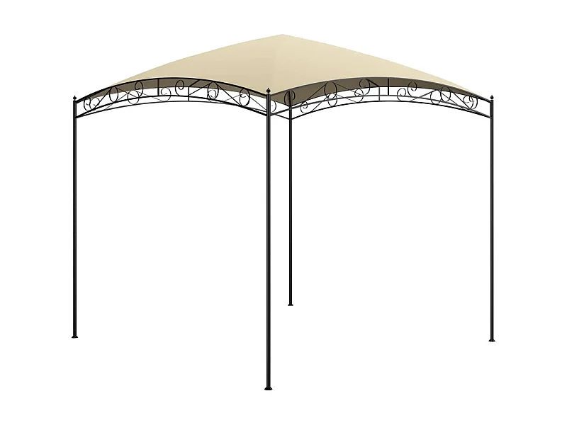 Tonnelle 3x3x2,65 m Crème 180 g/m² WVGQ2967