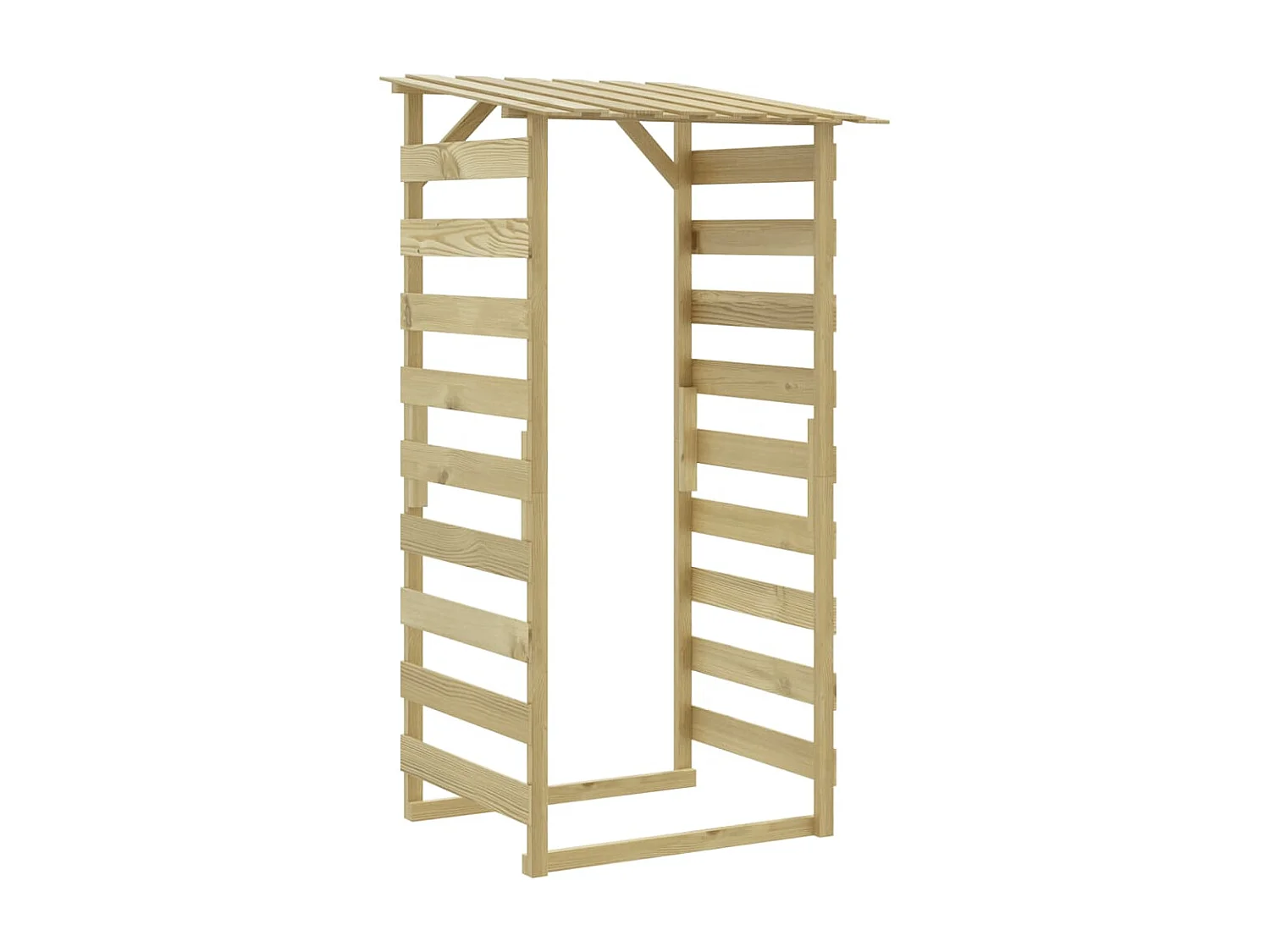 Pergola avec toit 100x90x200 cm Bois de pin imprégné WVGQ7780