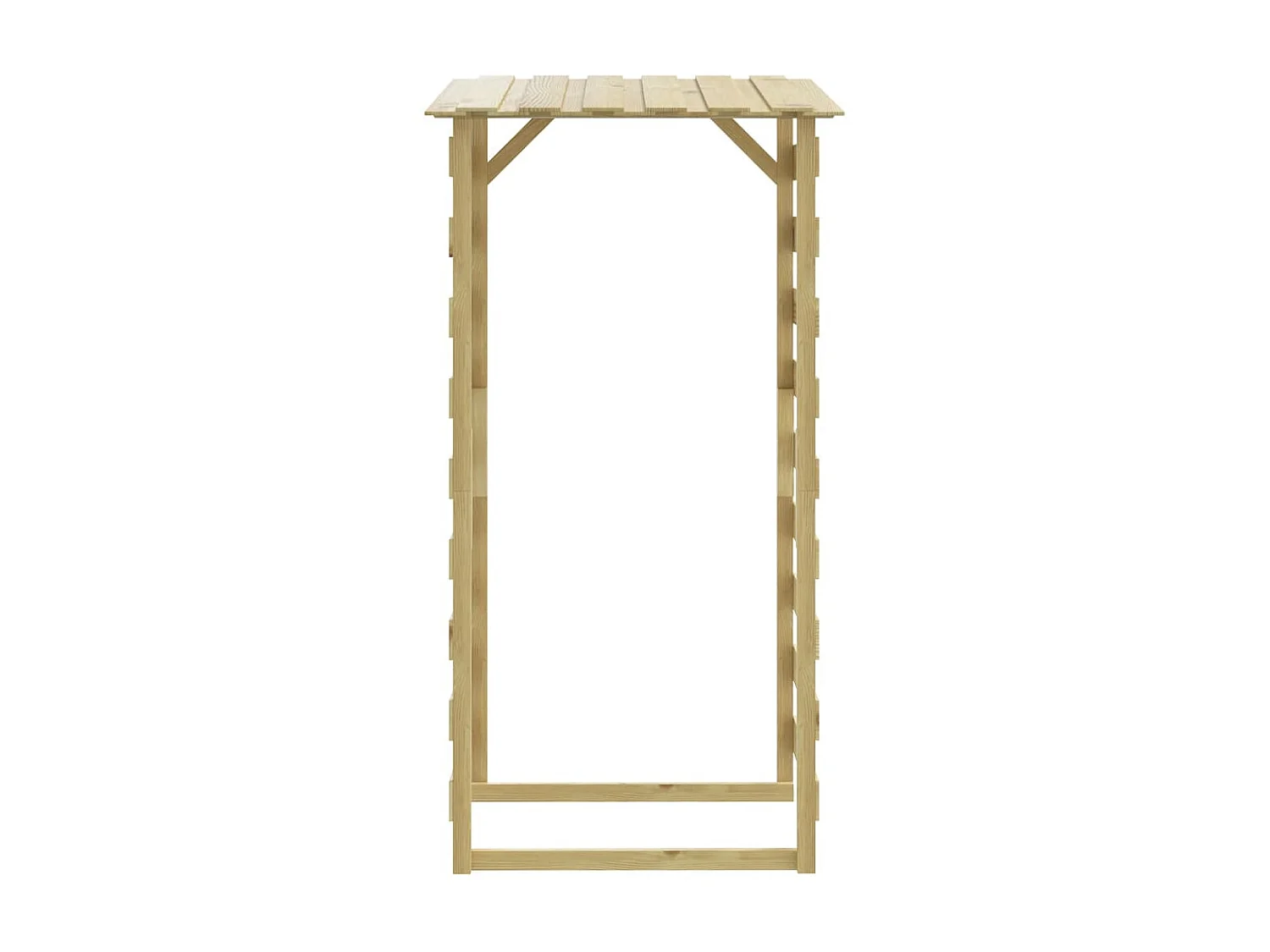 Pergola avec toit 100x90x200 cm Bois de pin imprégné WVGQ7780