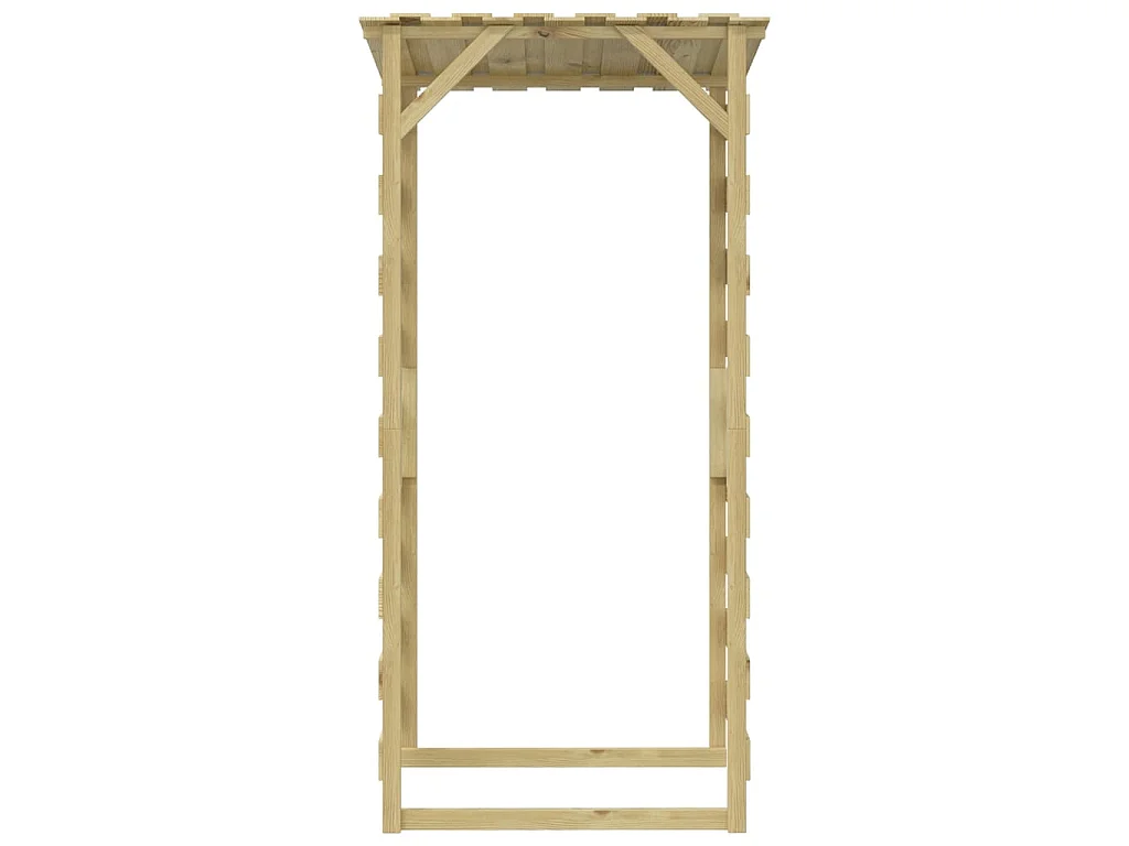 Pergola avec toit 100x90x200 cm Bois de pin imprégné WVGQ7780