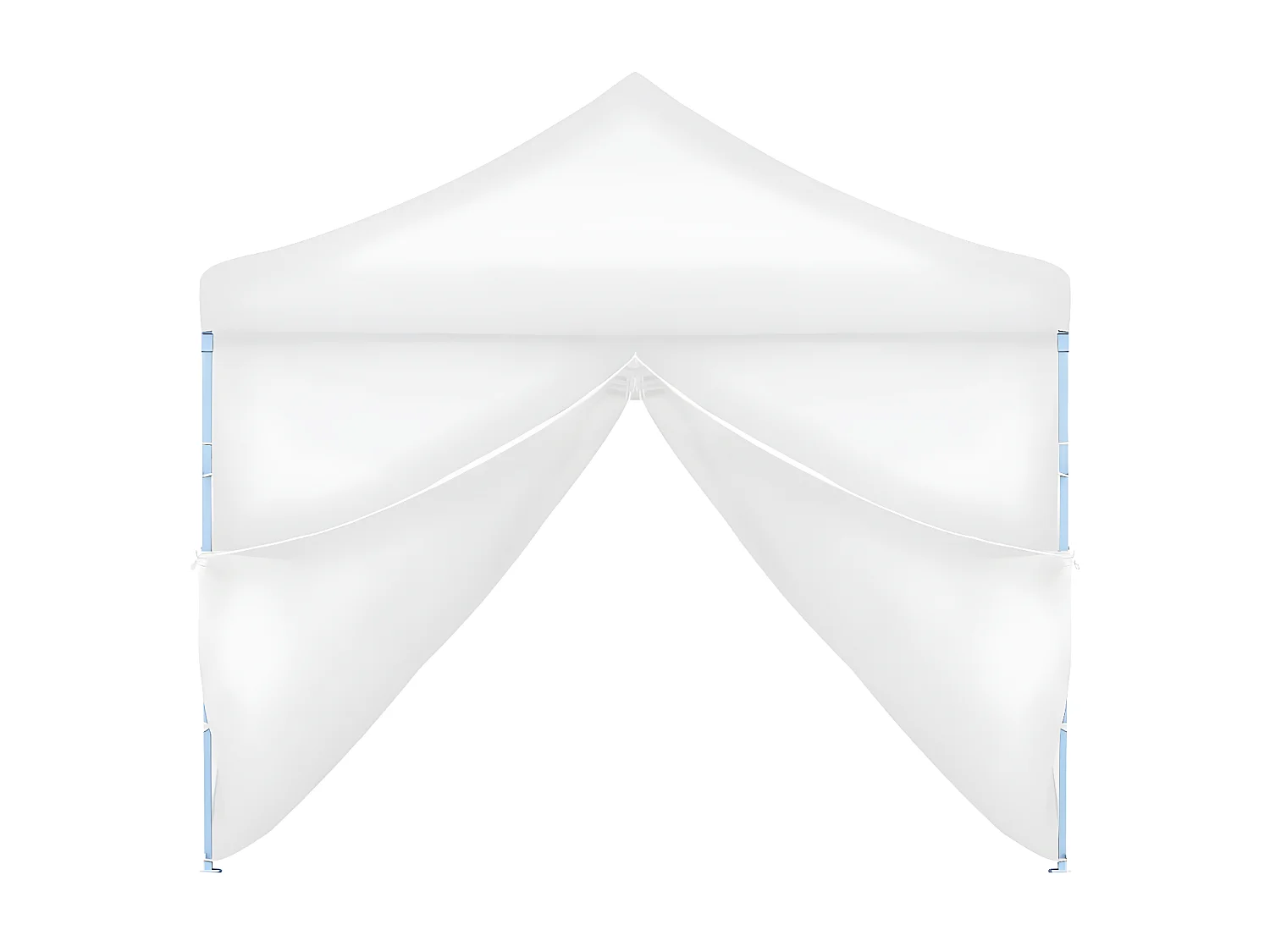 Carpa de fiestas pop-up plegable con 8 paredes blanco 3x9 m ES902530