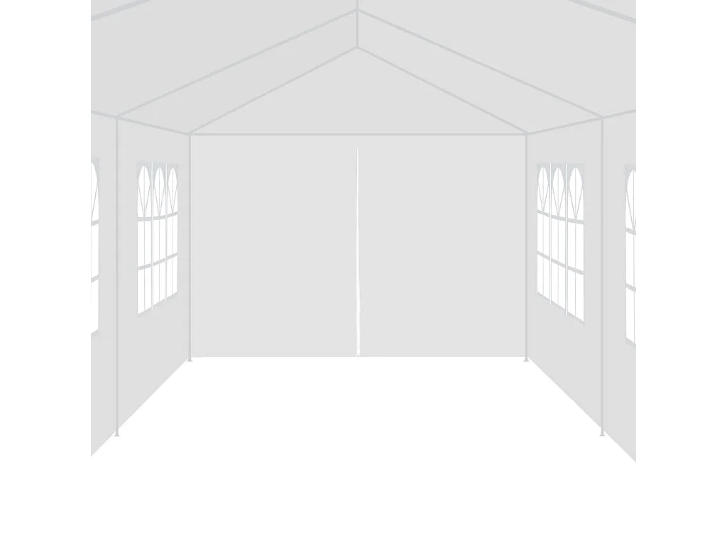 Tonnelle 3 x 12 m Blanc WVGQ4290
