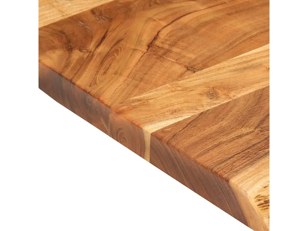 Encimera para armario tocador madera maciza acacia 80x52x3,8 cm ES111887