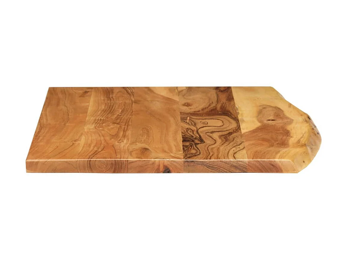 Encimera para armario tocador madera maciza acacia 80x52x2,5 cm ES253827