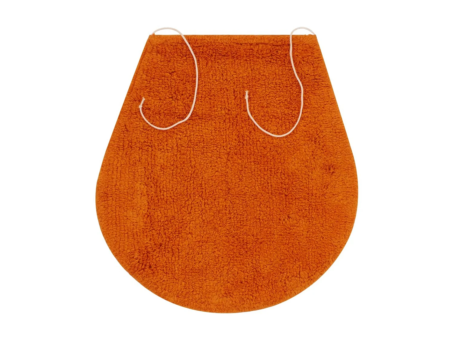 Jeu de tapis de salle de bain 3 pcs Tissu Orange WVGQ7591