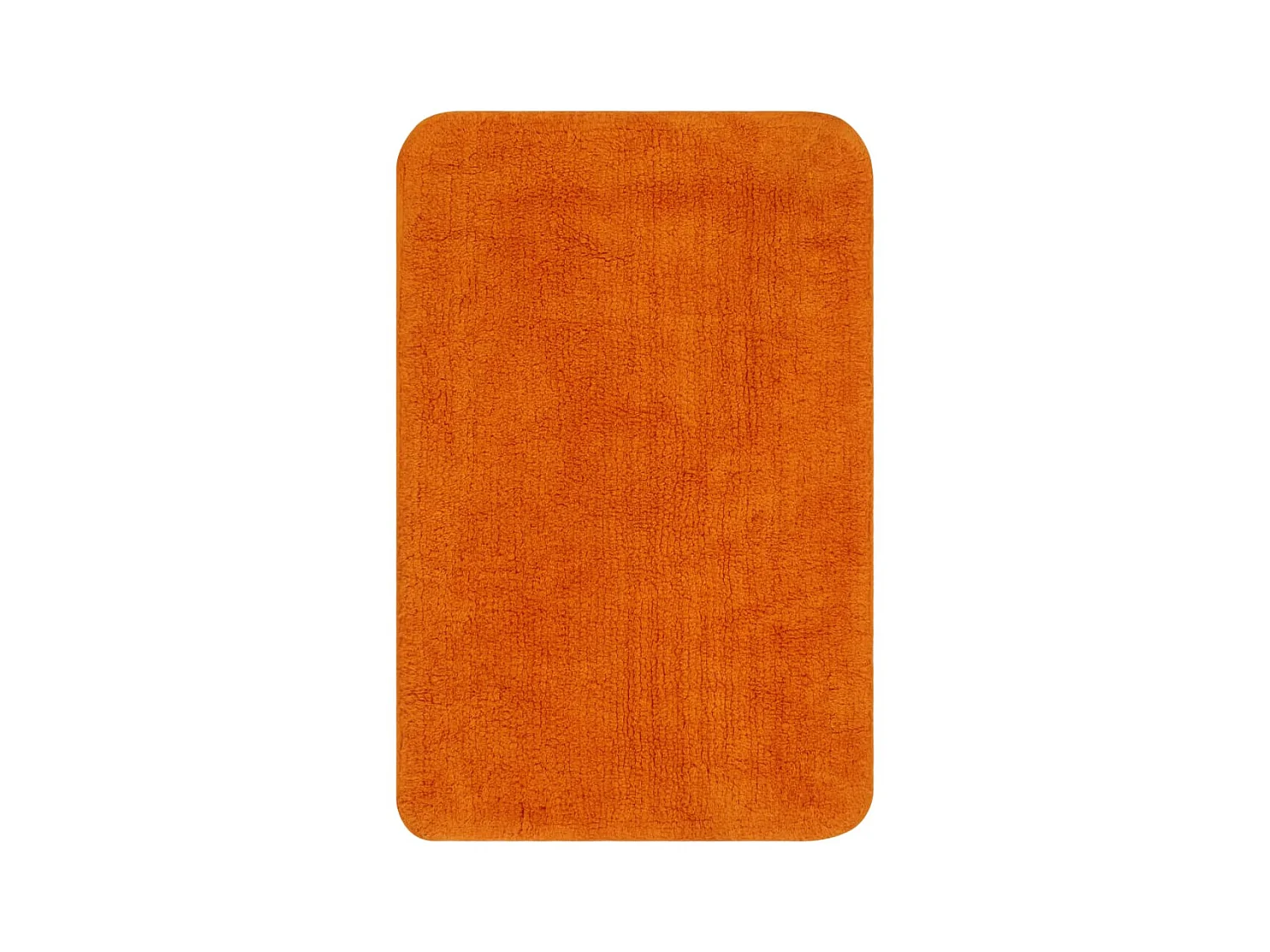 Jeu de tapis de salle de bain 3 pcs Tissu Orange WVGQ7591