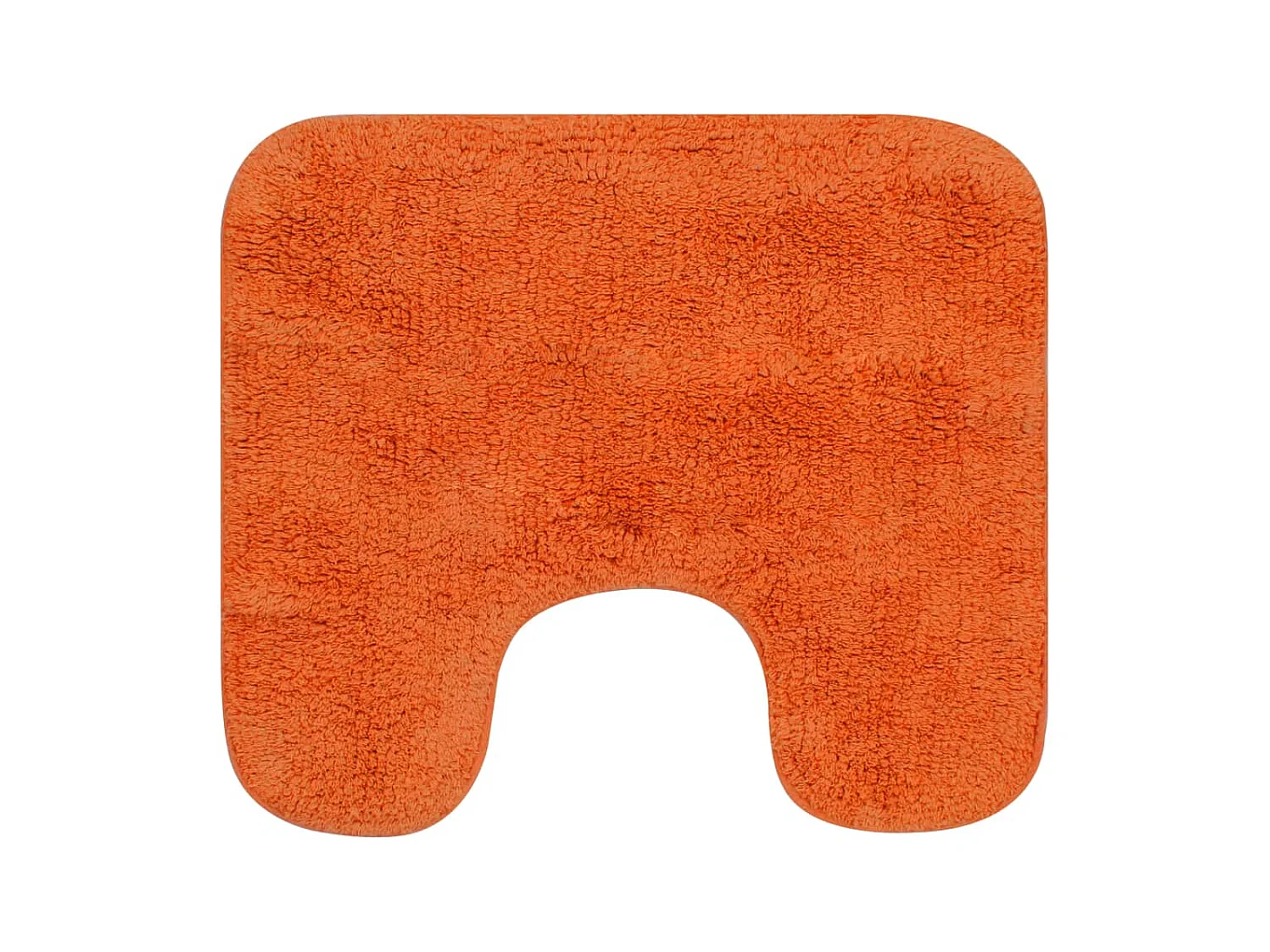 Jeu de tapis de salle de bain 3 pcs Tissu Orange WVGQ7591