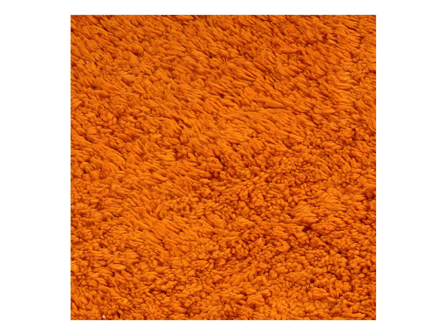 Jeu de tapis de salle de bain 3 pcs Tissu Orange WVGQ7591