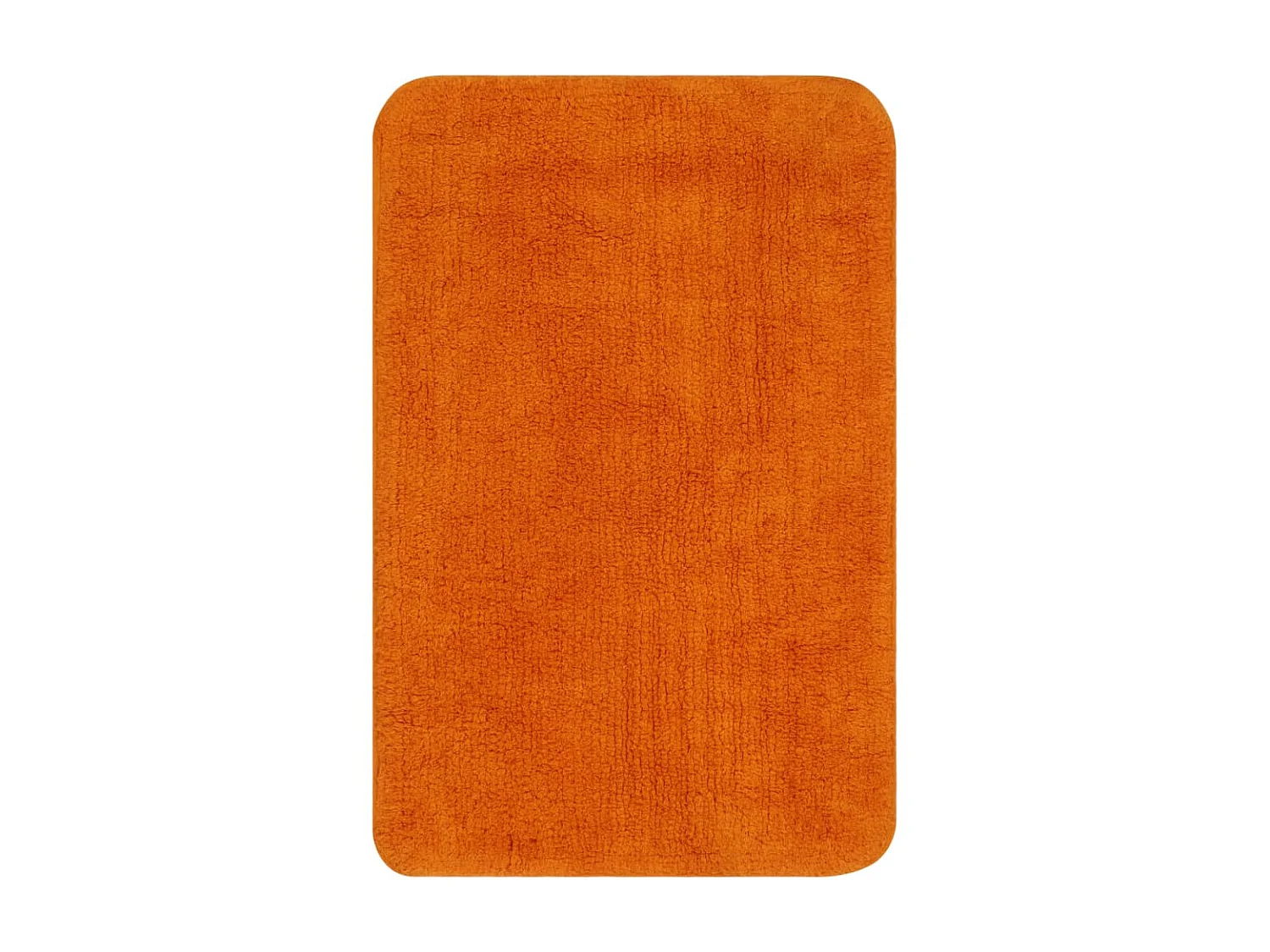 Jeu de tapis de salle de bain 3 pcs Tissu Orange WVGQ7591