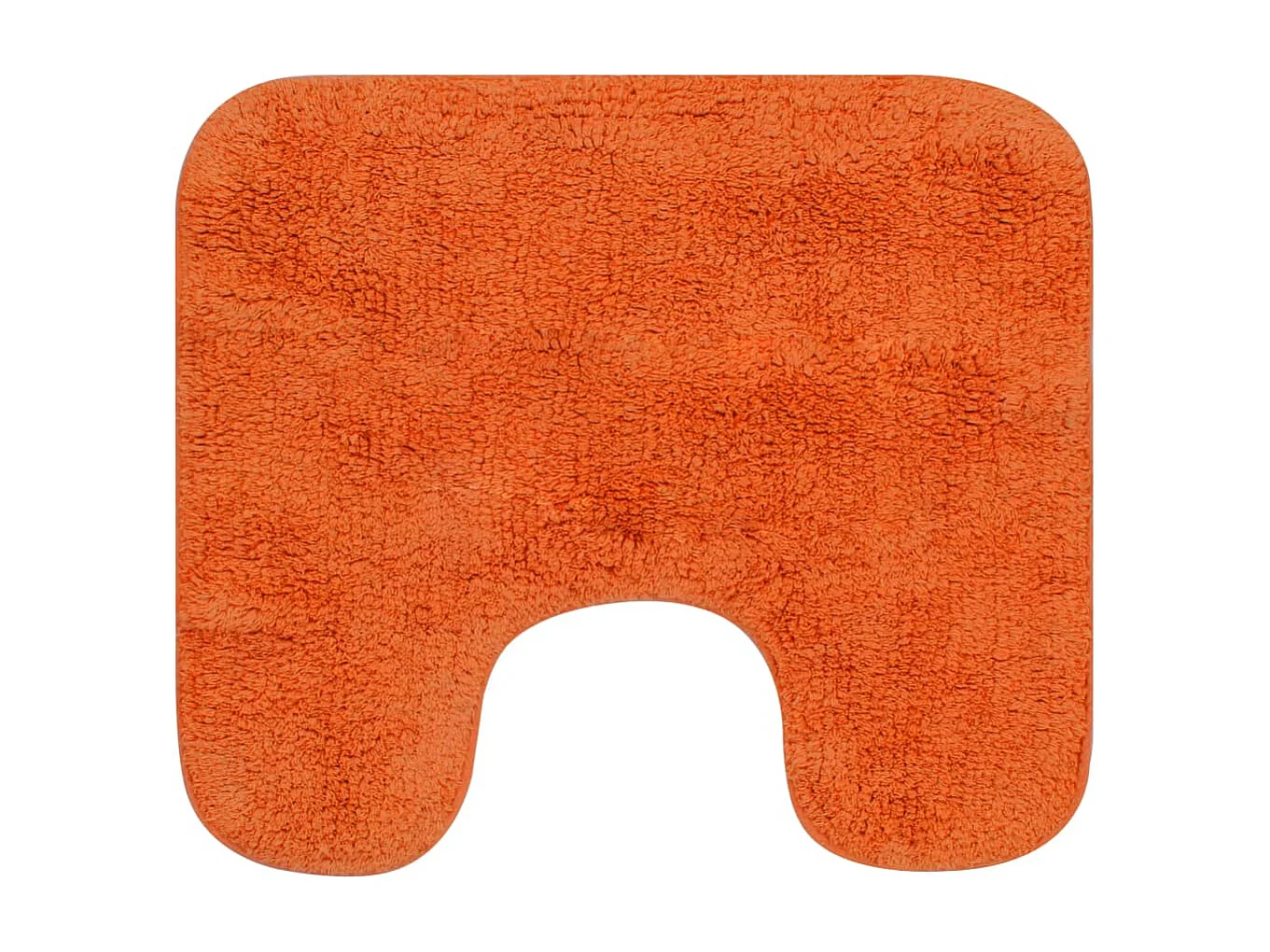 Jeu de tapis de salle de bain 3 pcs Tissu Orange WVGQ7591