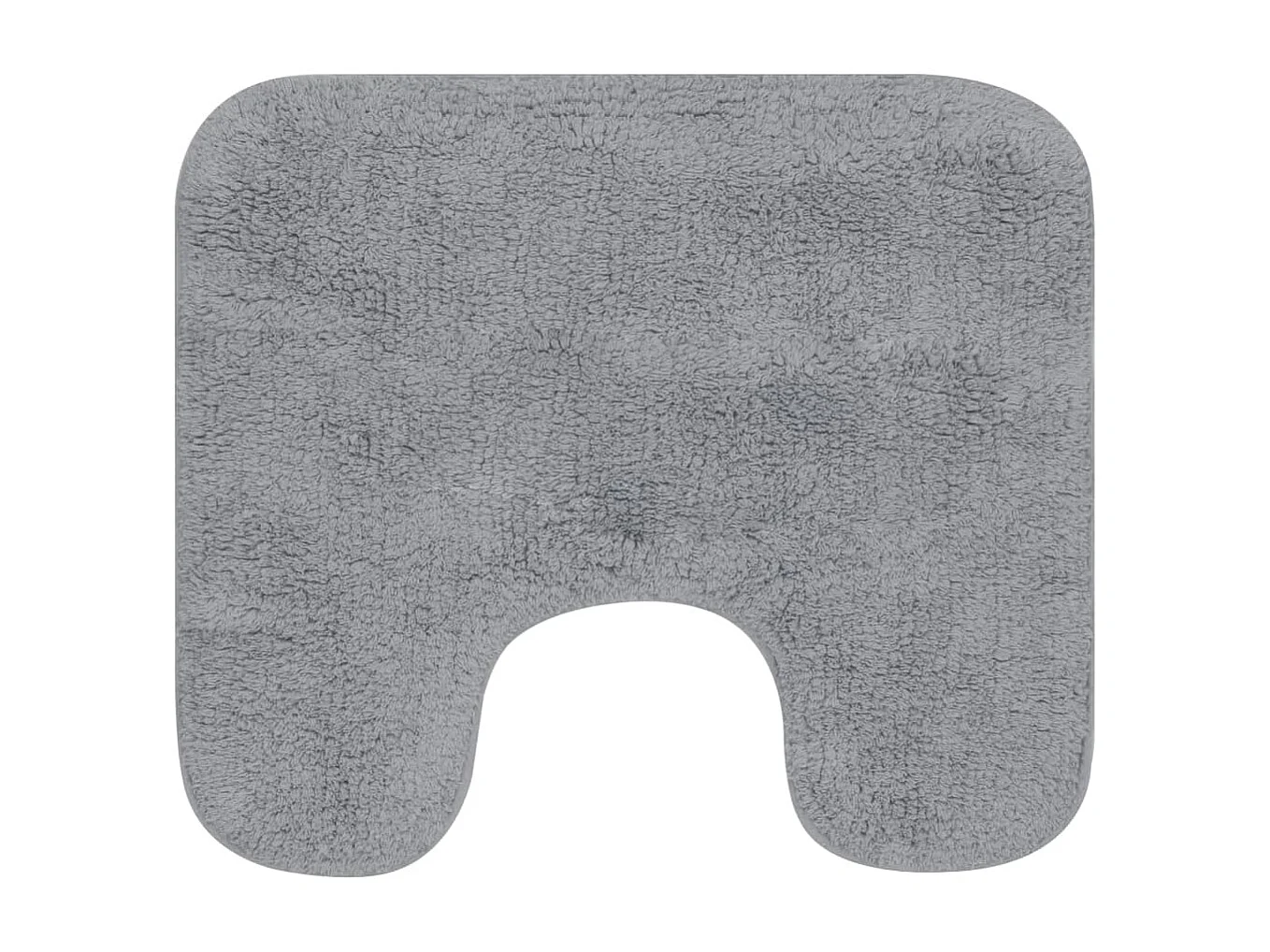 Jeu de tapis de salle de bain 3 pcs Tissu Gris WVGQ7632