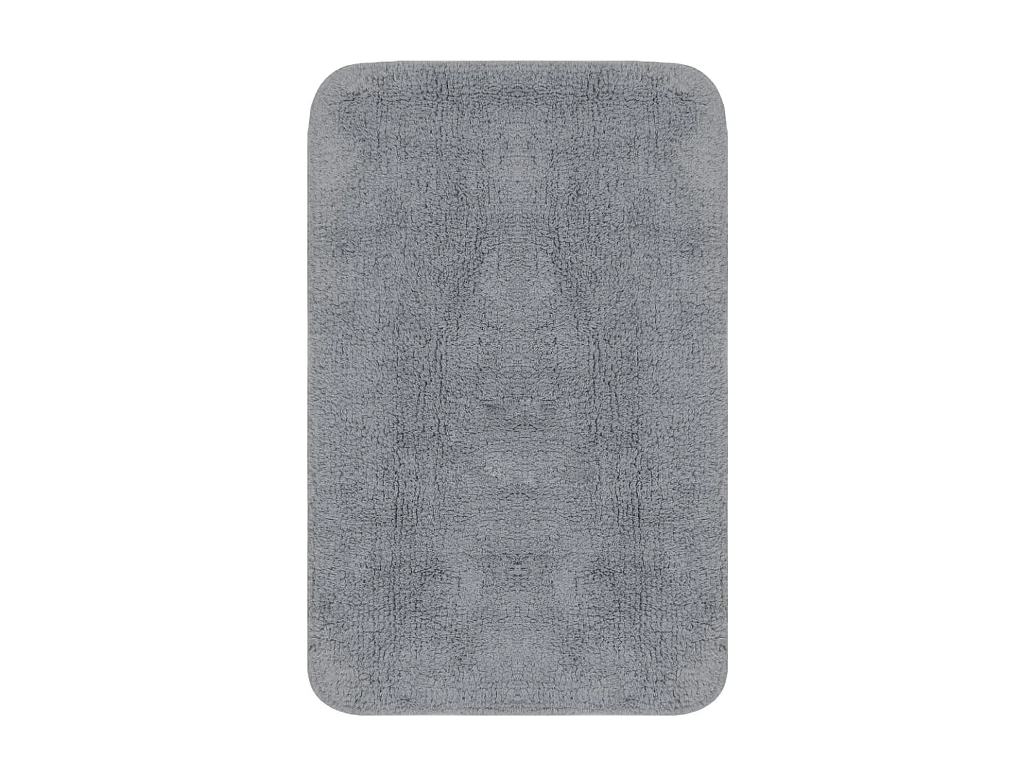 Jeu de tapis de salle de bain 3 pcs Tissu Gris WVGQ7632