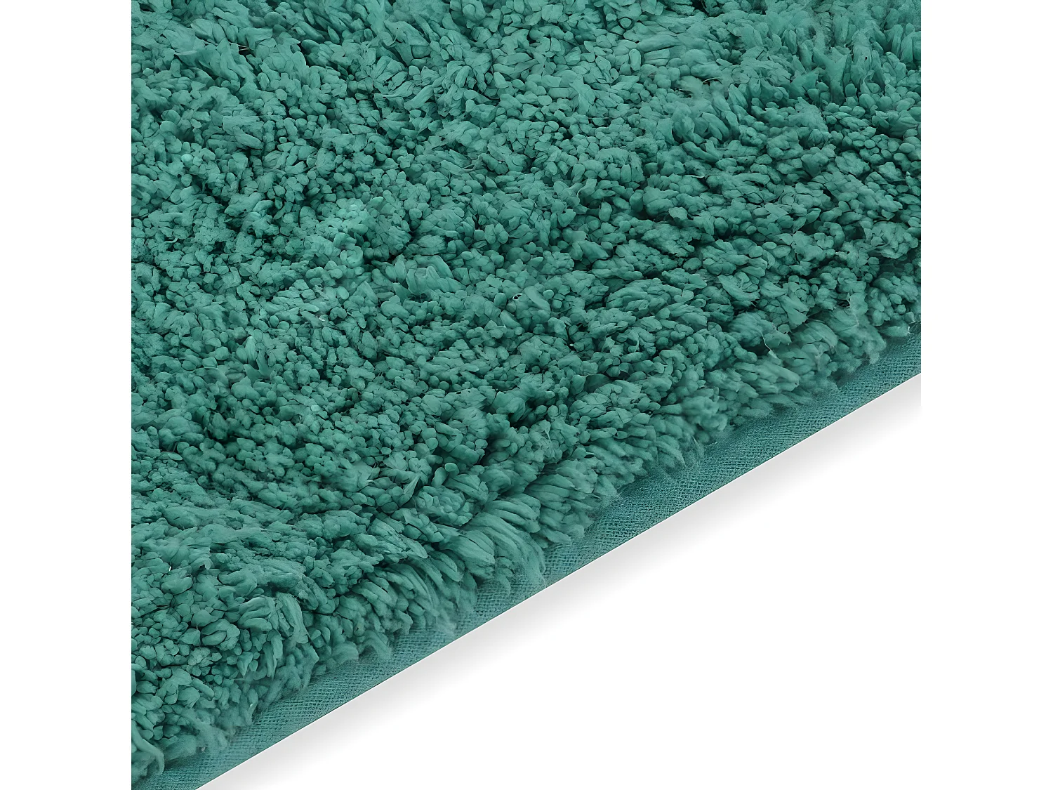 Tapis de salle de bain 2 pcs Tissu Turquoise WVGQ2473