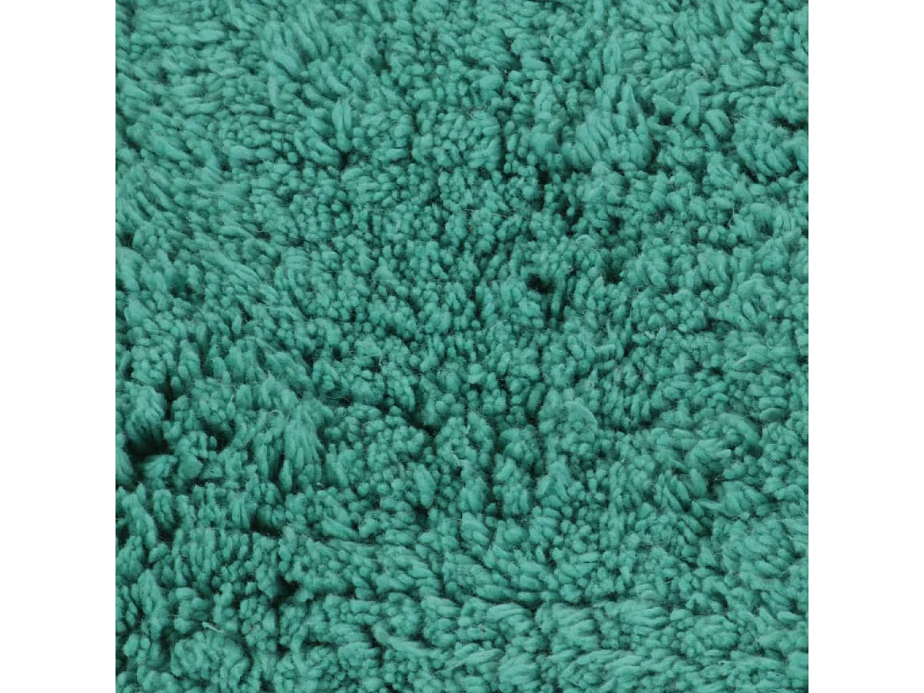 Tapis de salle de bain 2 pcs Tissu Turquoise WVGQ2473